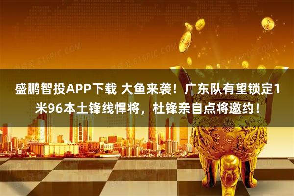 盛鹏智投APP下载 大鱼来袭！广东队有望锁定1米96本土锋线悍将，杜锋亲自点将邀约！